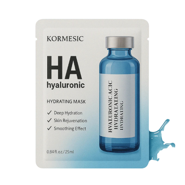 Kormesic drėkinanti veido kaukė su hialuronu 25 ml