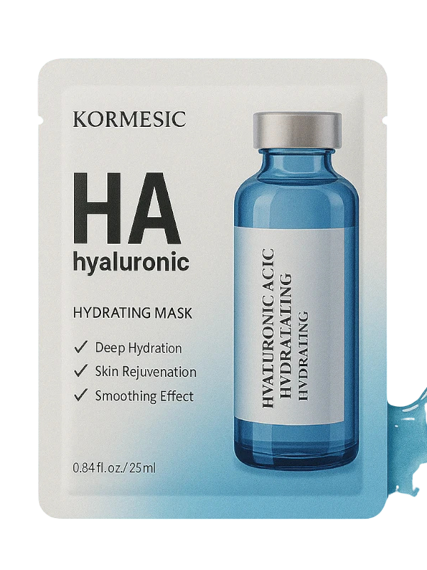 Kormesic drėkinanti veido kaukė su hialuronu 25 ml
