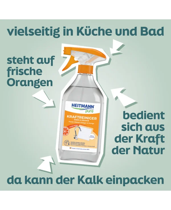 Heitmann Citrus & Vinegar Descaler – kalkių valiklis 500 ml