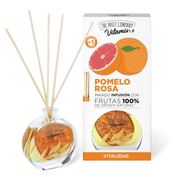 mikado-infusion-pamplemousse-rose-the-fruit-company-fournisseur.jpg The Fruit Company Mikado Infusion – pamelo aromatas jūsų namams
