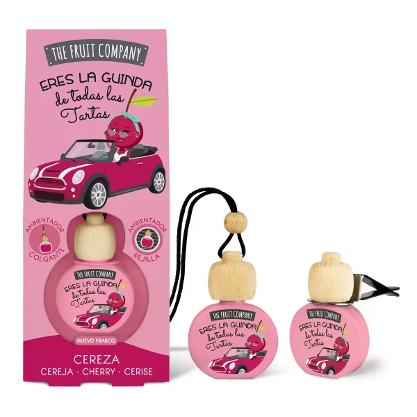 parfum-ambiance-voiture-the-fruit-company-cerise-1.jpg.webp THE FRUIT COMPANY automobilių oro gaiviklis – Vyšnių kvapas