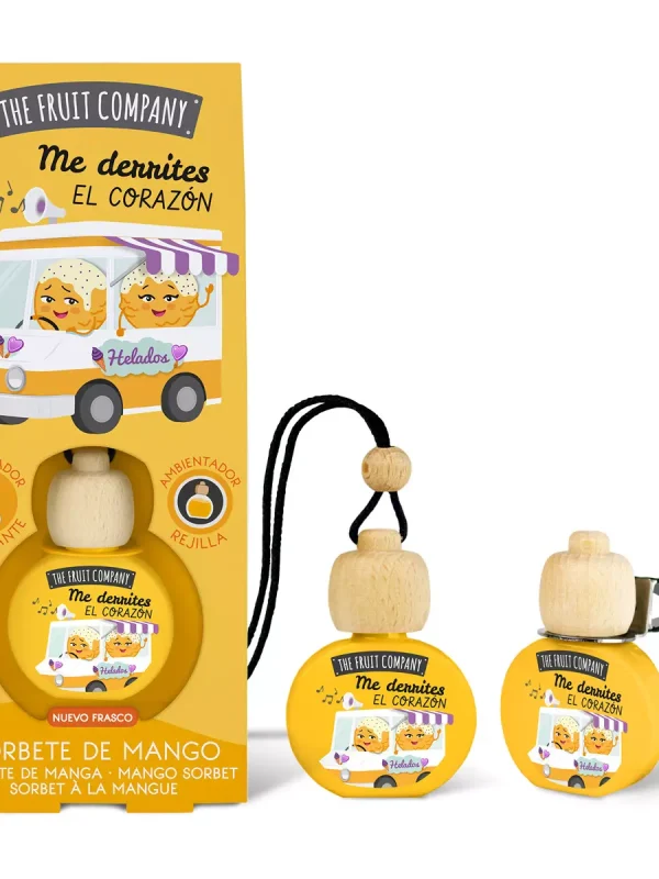 parfum-ambiance-voiture-the-fruit-company-mangue-1.jpg.webp THE FRUIT COMPANY automobilių oro gaiviklis "Mango", 5 ml