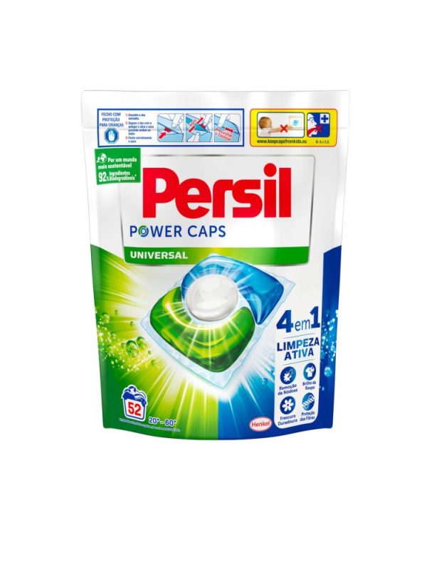 PERSIL POWER CAPS UNIVERSAL skalbimo kapsulės. 52 skalbimai