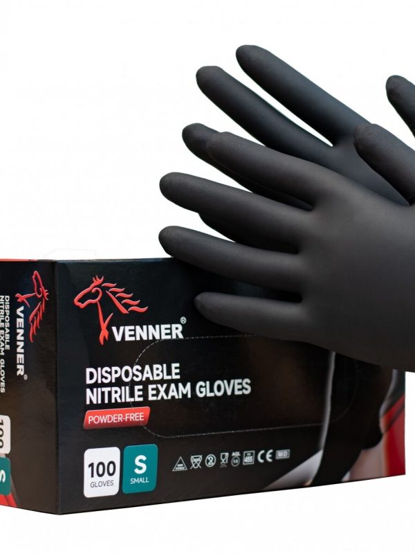 Vienkartinės nitrilinės pirštinės 100 vnt. Venner