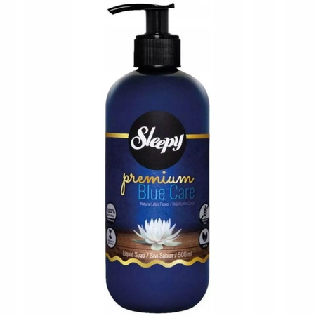 Sleepy Premium Blue Care skystas muilas „Lotusas ir mėta“