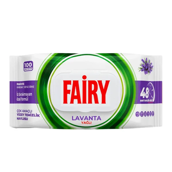 Fairy Lavender antibakterinės universalios valymo servetėlės