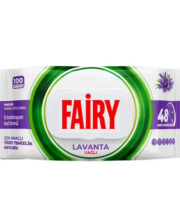 Fairy Lavender antibakterinės universalios valymo servetėlės