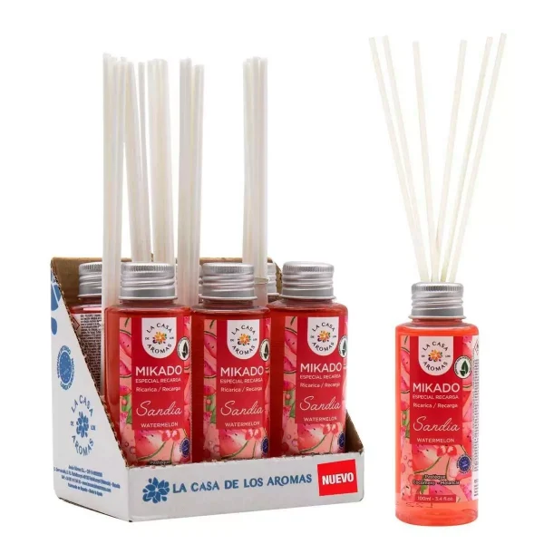 recharge-de-mikado-100ml-sandia.jpgyt_.webp La Casa Aromas „Watermelon“ Mikado papildymas, 100 ml