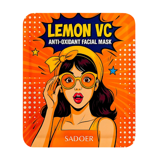 Sadoer Lemon VC antioksidacinė veido kaukė 25 ml