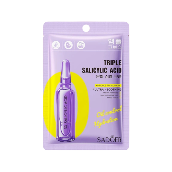 sadoer_salicylic_mask_web.png Sadoer veido kaukė su triguba salicilo rūgštimi 25 ml