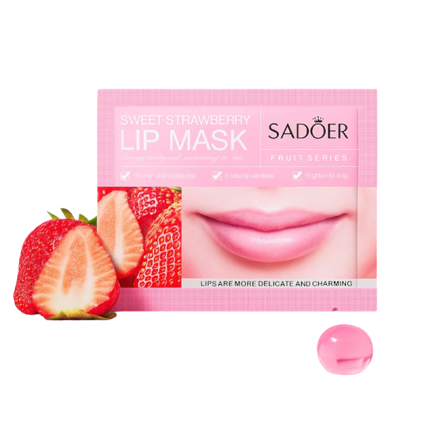 sadoer_strawberry_lip_mask_web.png Sadoer Sweet Strawberry drėkinanti lūpų kaukė