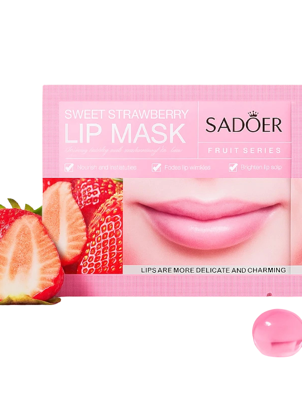Sadoer Sweet Strawberry drėkinanti lūpų kaukė