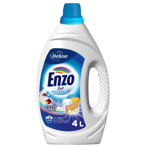 DELUXE Enzo Universal 2in1 skalbimo gelis 4 L (100 skalb.)