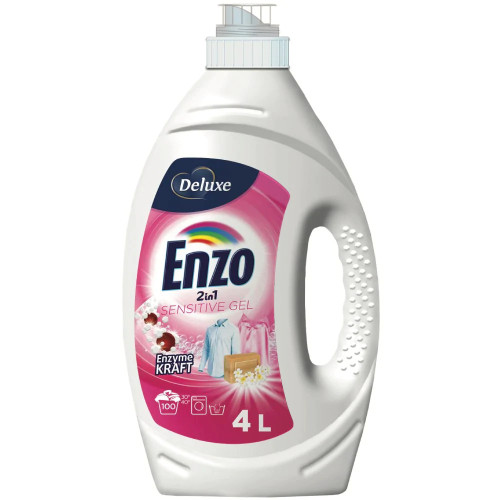 DELUXE Enzo Sensitive 2in1 skalbimo gelis 4 L (100 skalb.)