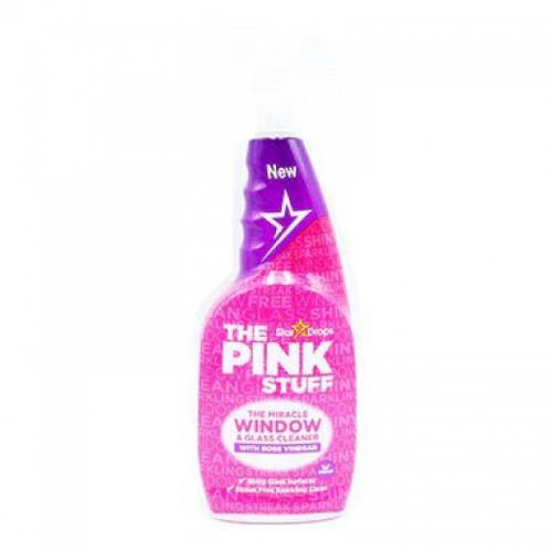 stardrops-the-pink-stuff-window-cleaner-rose-vinegar-850ml-pack-12-nwt3130p-image-0.jpg The Pink Stuff langų valiklis, 750 ml