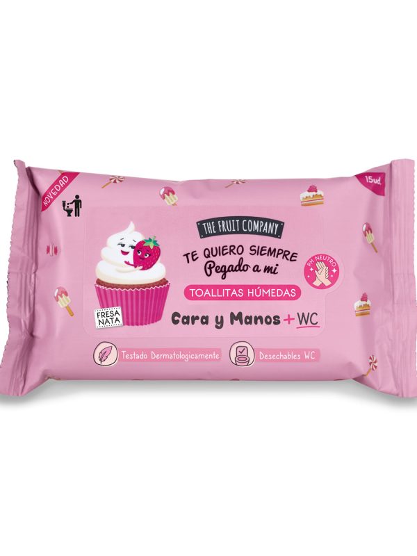 The Fruit Company kišeninės servetėlės Strawberry Cream
