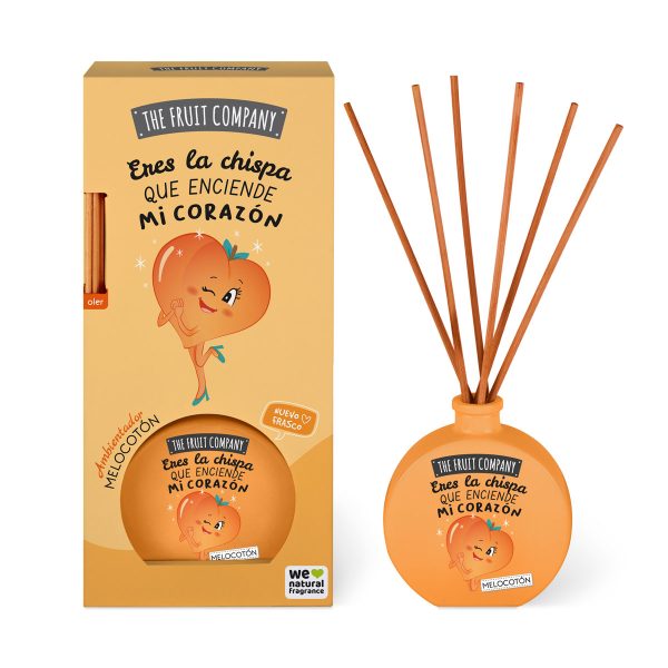 thefruitcompany_ambientador_mikado_melocoton.jpg The Fruit Company „Peach“ Mikado namų kvapas, 40ml