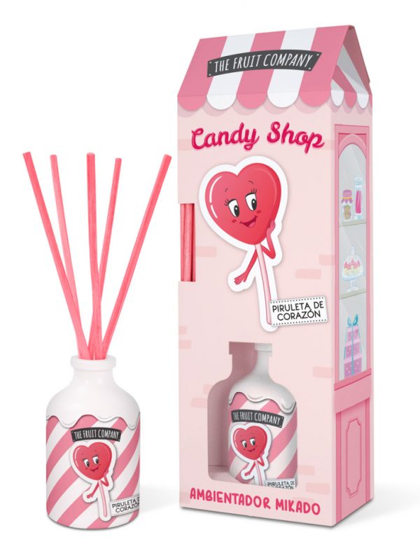 The Fruit Company „Candy Shop Heart Lollipop“ Mikado, 40 ml
