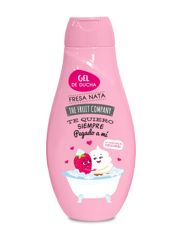THE FRUIT COMPANY dušo gelis “Strawberry Chantilly”, 600 ml