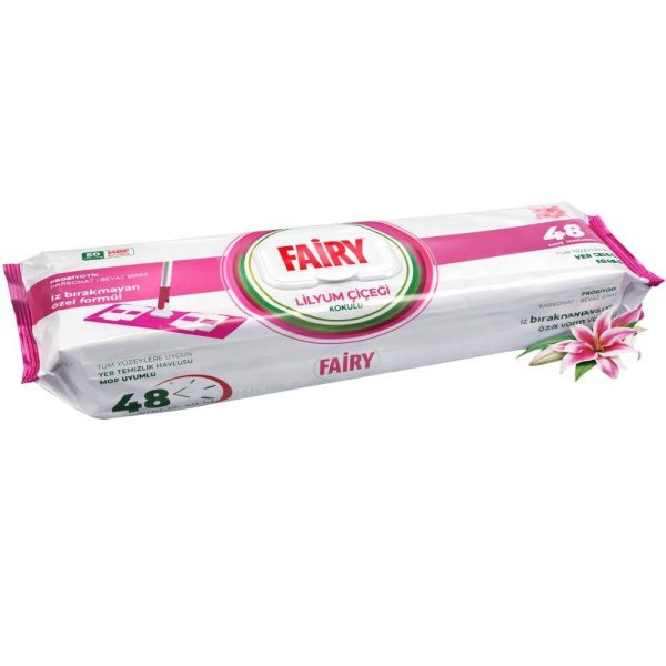 tumbnail_b3f7810c-69e4-48a3-9ab2-0a6f5670f561.jpg Fairy Power Lily Flower grindų valymo servetėlės, 50 vnt