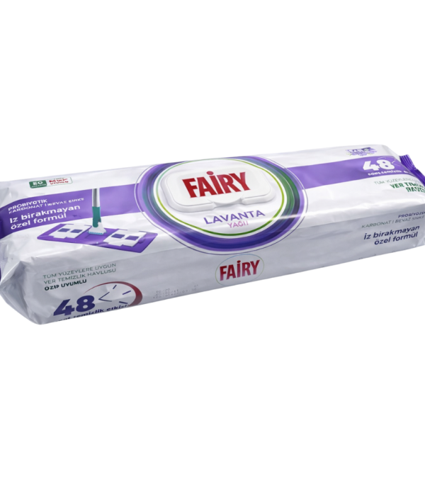 Fairy Power Lavender grindų valymo servetėlės, 50 vnt