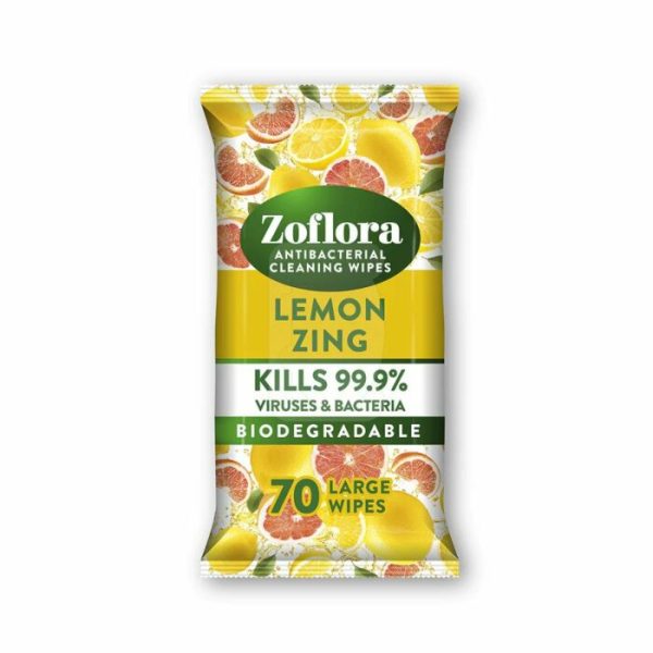 zoflora_antibacterial_cleaning_wipes_lemon_zing_70wipes.jpg Zoflora Lemon Zing valymo servetėlės 70 vnt