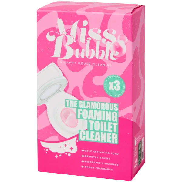 Miss Bubble putojantis WC valiklis 3 × 100 g