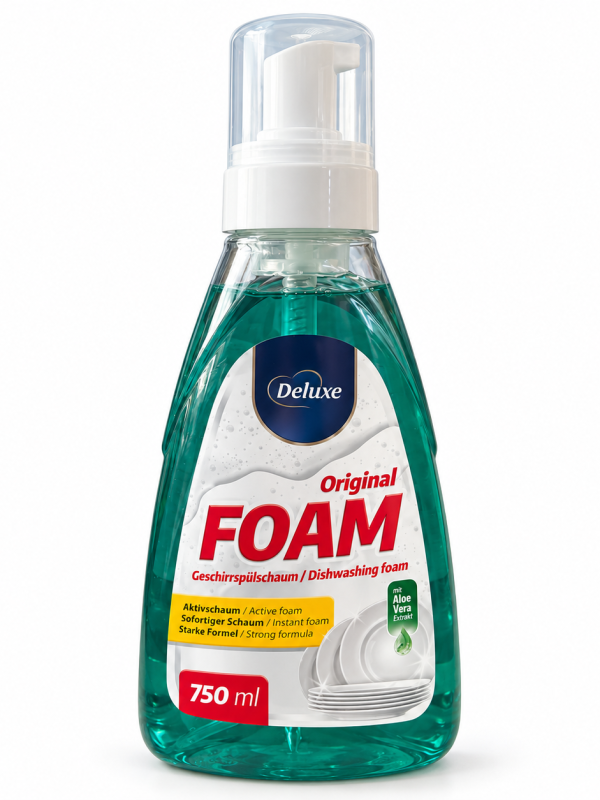 „Deluxe Original Foam“ indų plovimo putos su alaviju, 750 ml