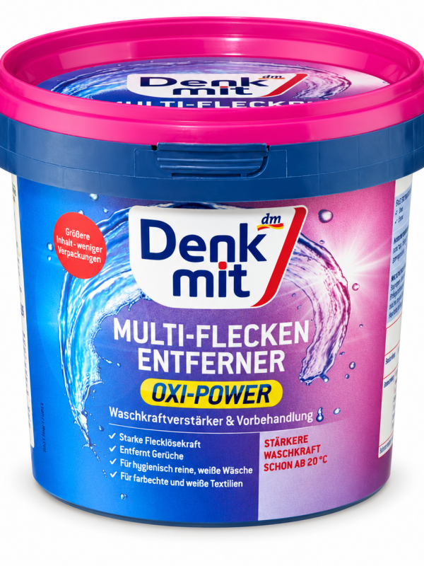 Denkmit Oxi-Power dėmių valiklis – skalbimo galios stipriklis 750 g.