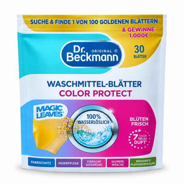 Dr. Beckmann Color Protect skalbimo lapeliai, 30 vnt.