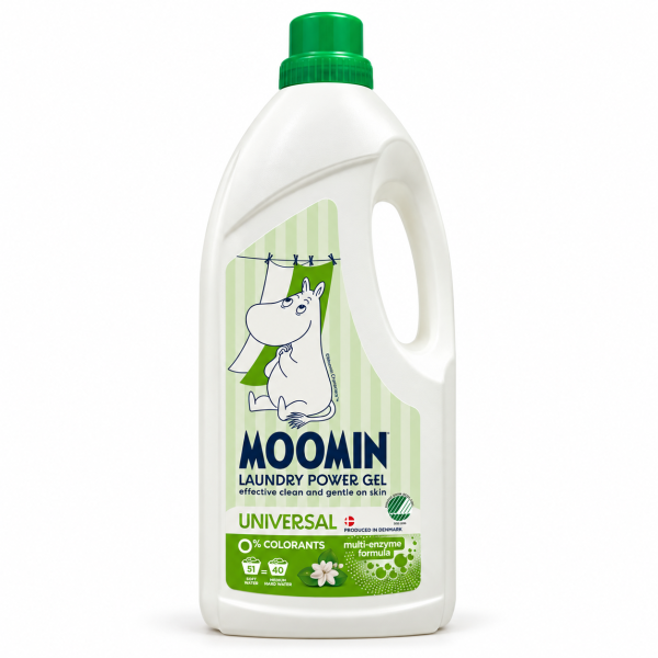 „Moomin“ universalus skalbinių gelis, 1,8 l – iki 51 skalbimo
