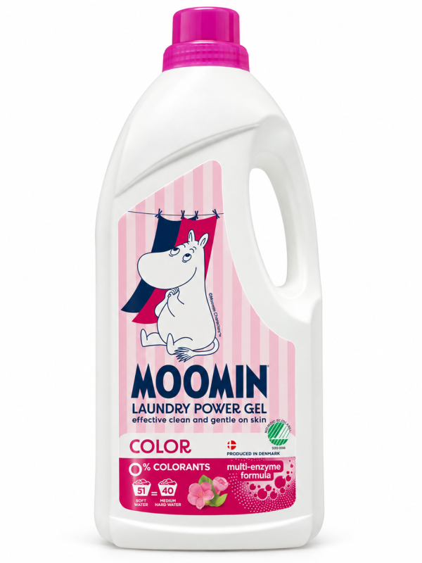 „Moomin“ skalbinių gelis spalvotiems drabužiams, 1,8 l