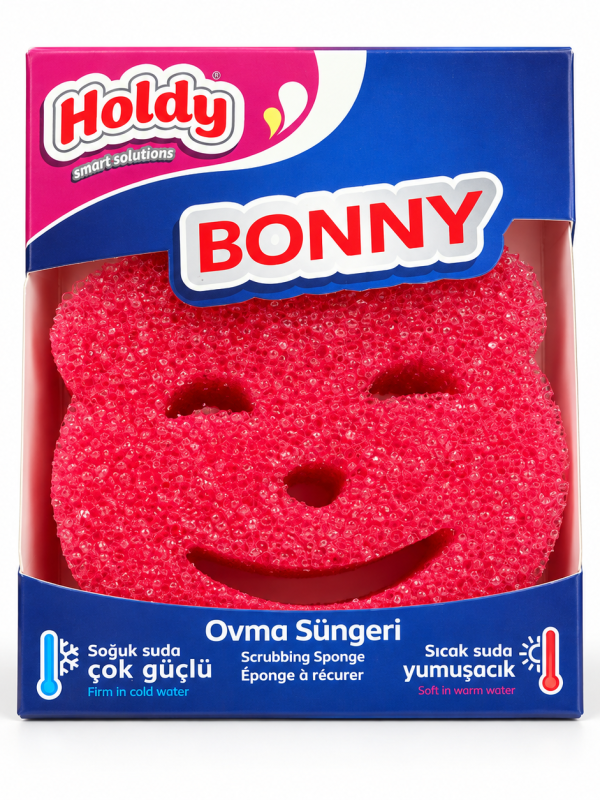 Holdy Bonny šveitimo kempinė, atsitiktinė spalva