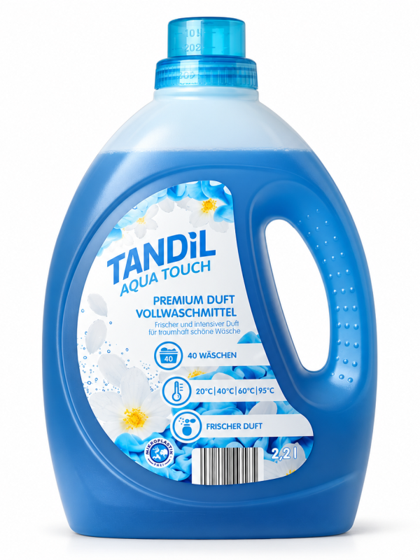 „Tandil Aqua Touch“ skystas skalbiklis, 2,2 l – 44 skalbimai