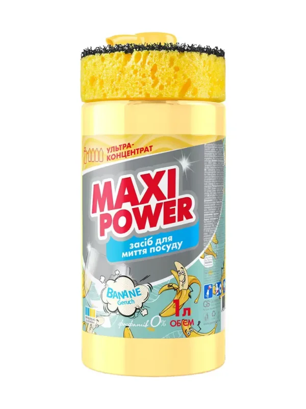 maxi-power-banana-indu-ploviklis-1l.webp MAXI POWER Banana indų ploviklis 1 l su kempine